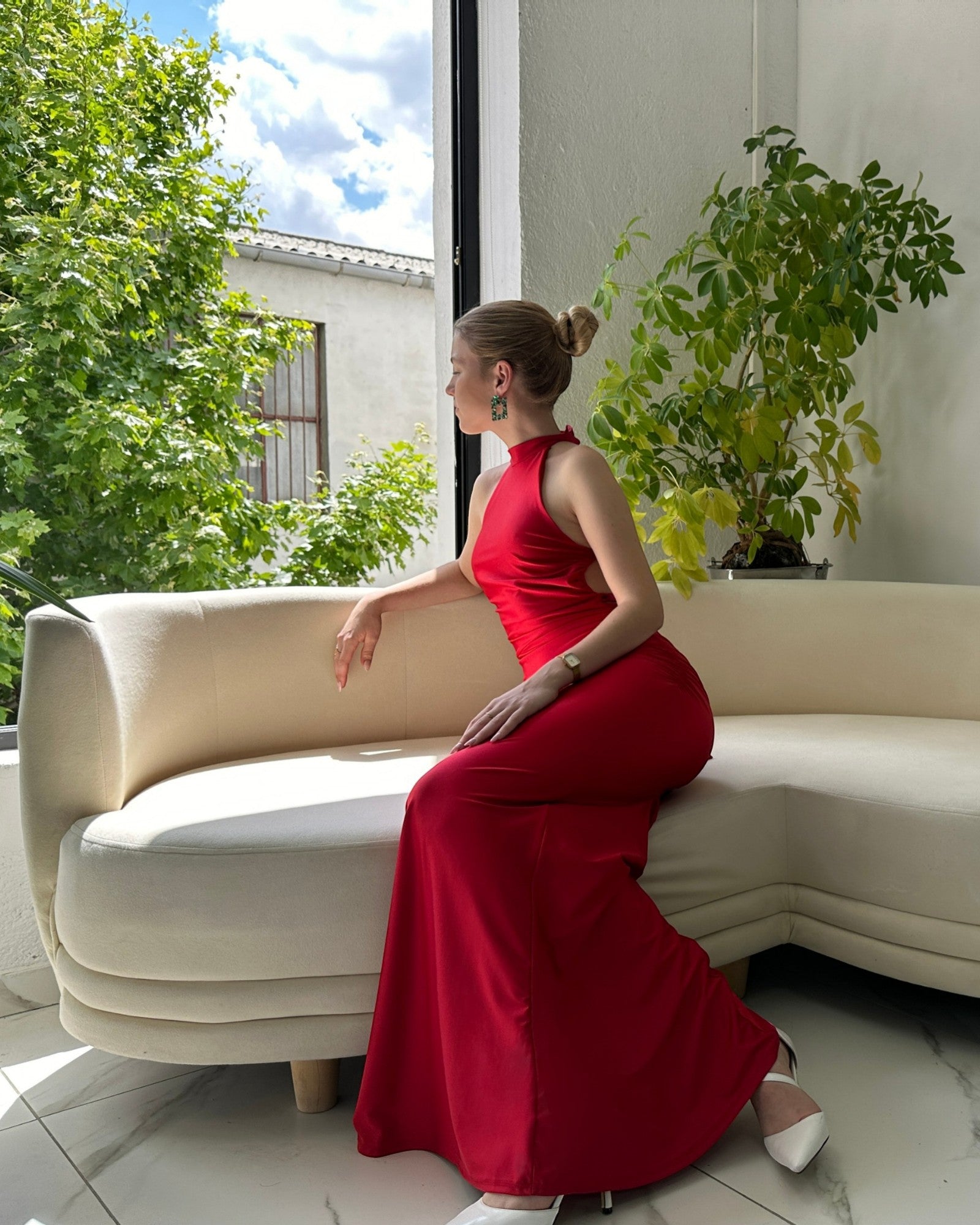 VESTIDO HATLER ESPALDA CRUZADA - Glamoryy