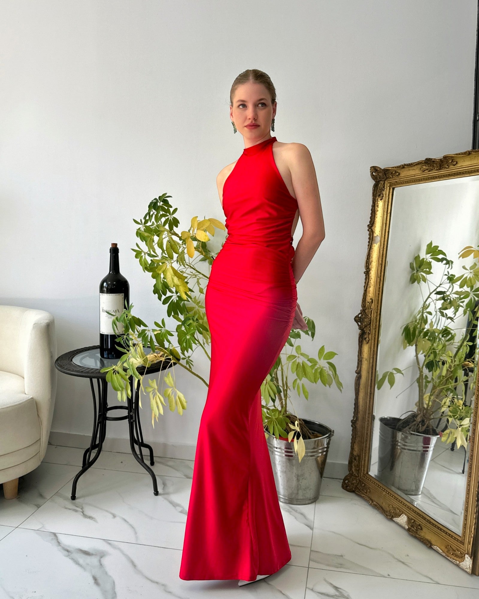 VESTIDO HATLER ESPALDA CRUZADA - Glamoryy