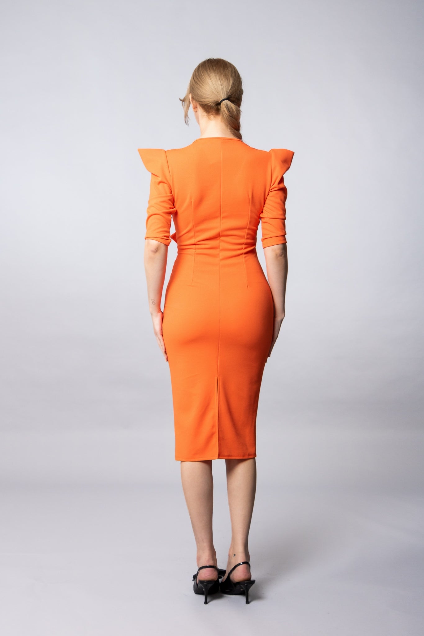 VESTIDO LÁPIZ ELEGANCIA CITRINA - Glamoryy