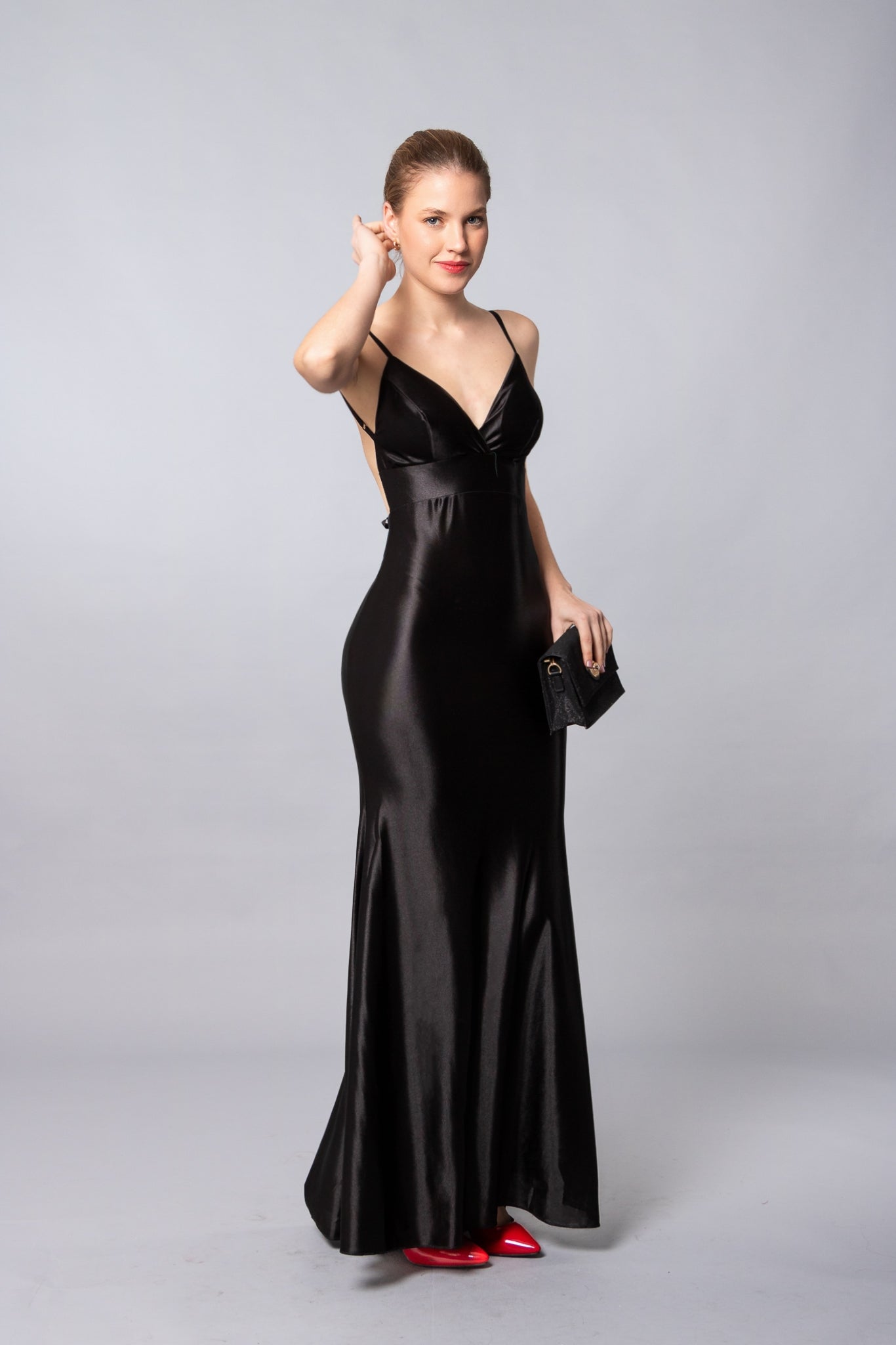 VESTIDO NEGRO JASMINE - Glamoryy