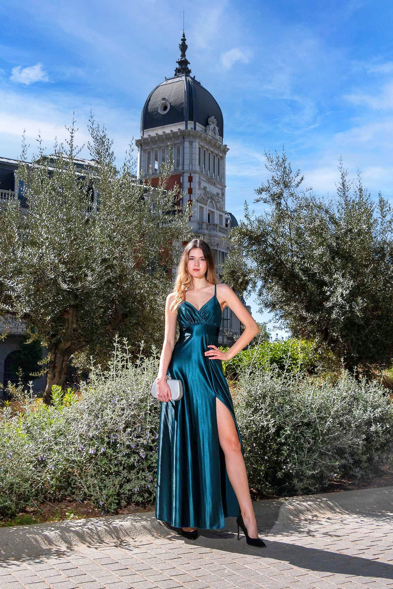 VESTIDO LUNA SATINADO - Glamoryy