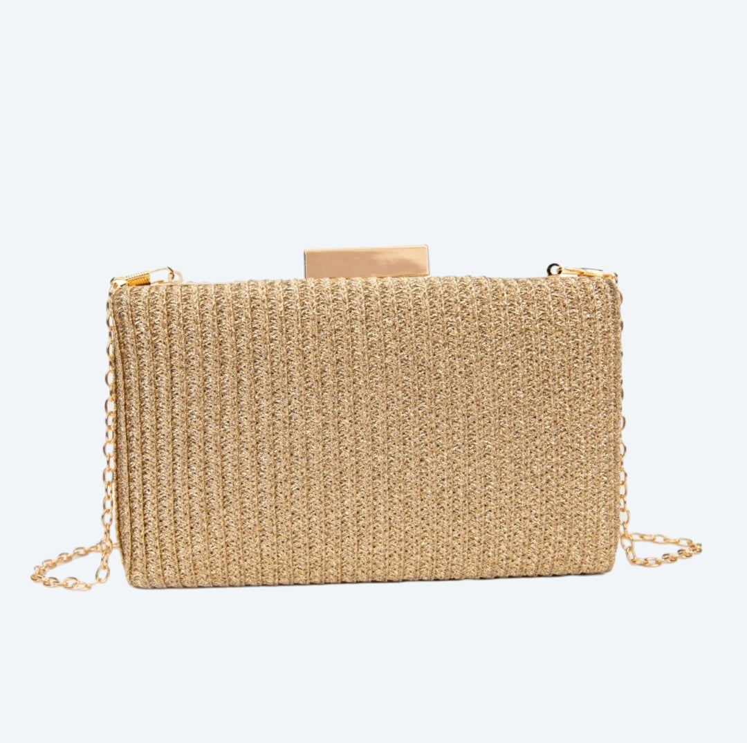 Bolso tejido brillo Hanna - Glamoryy