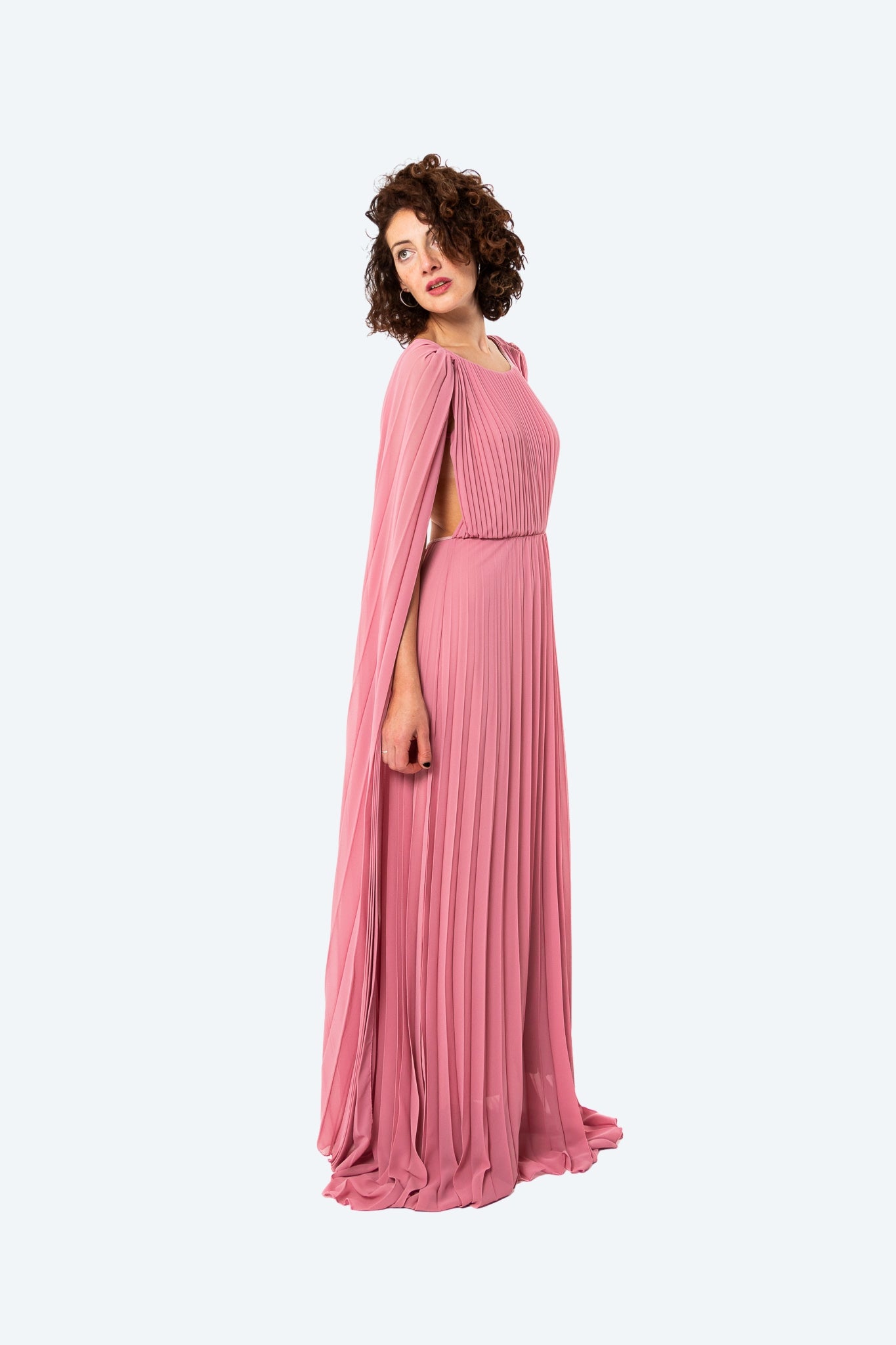 VESTIDO ROSÉ PLISADO - Glamoryy